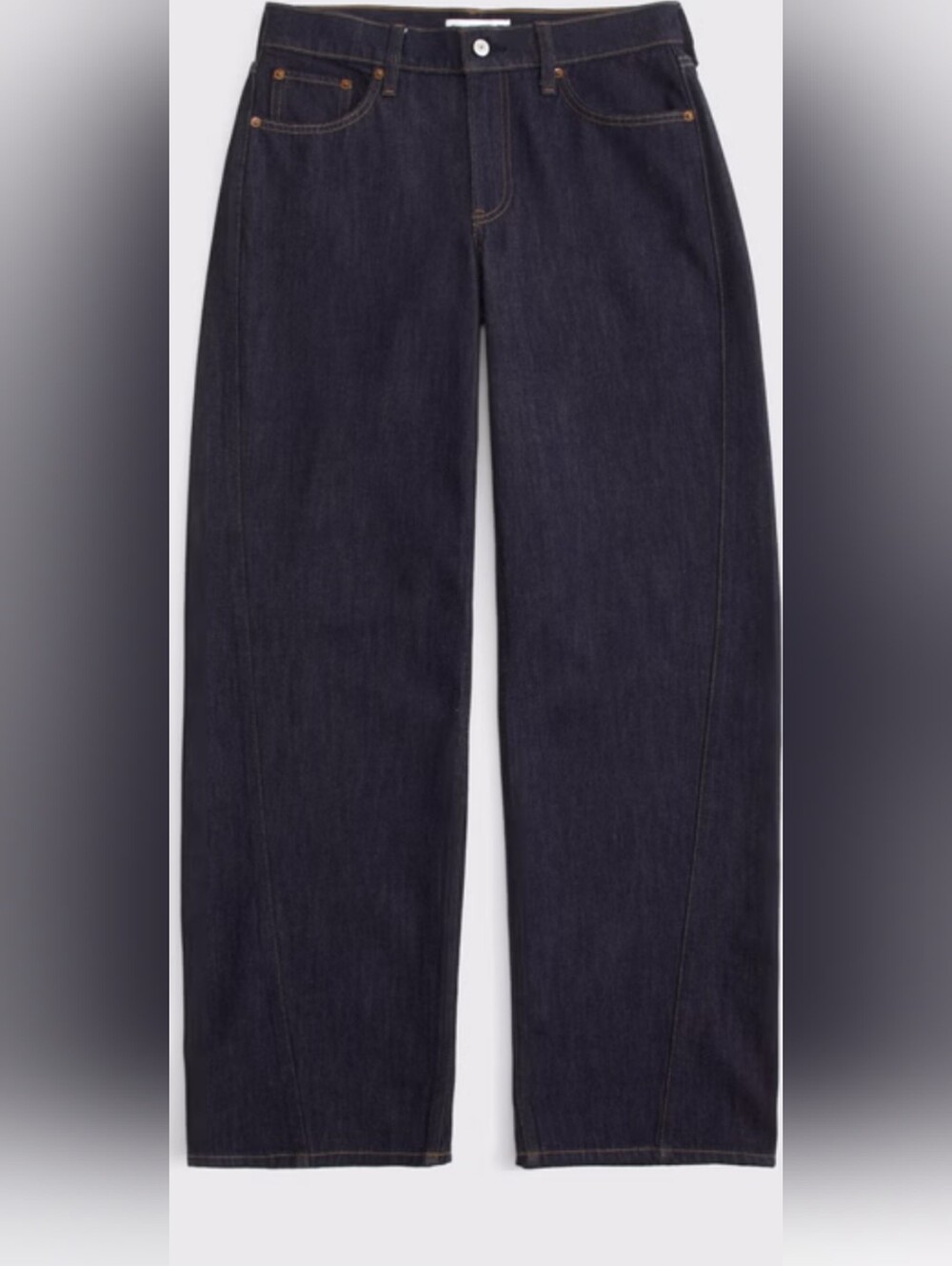 Abercrombie & Fitch SEALED! NWT! Curve Love Low Rise Ultra Loose Jean. Sz 27L.